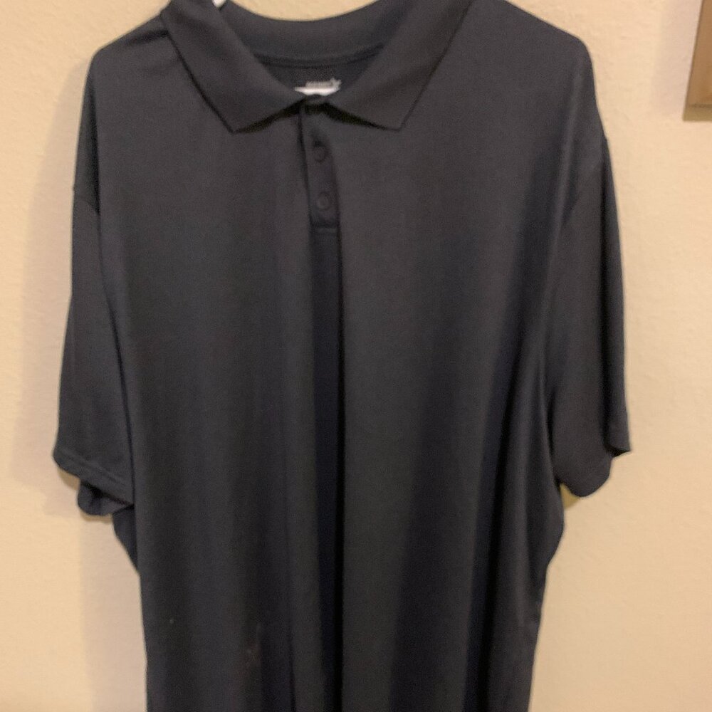 Old Navy Active Go-Dry Cool Odor-Control Core Polo Shirt for Men in Grey